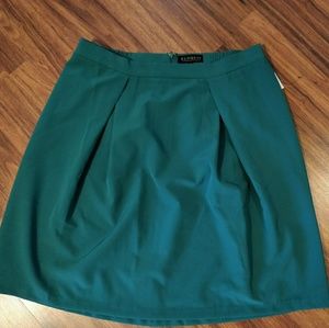Eloquii knee length skirt, new with tags, teal, 18